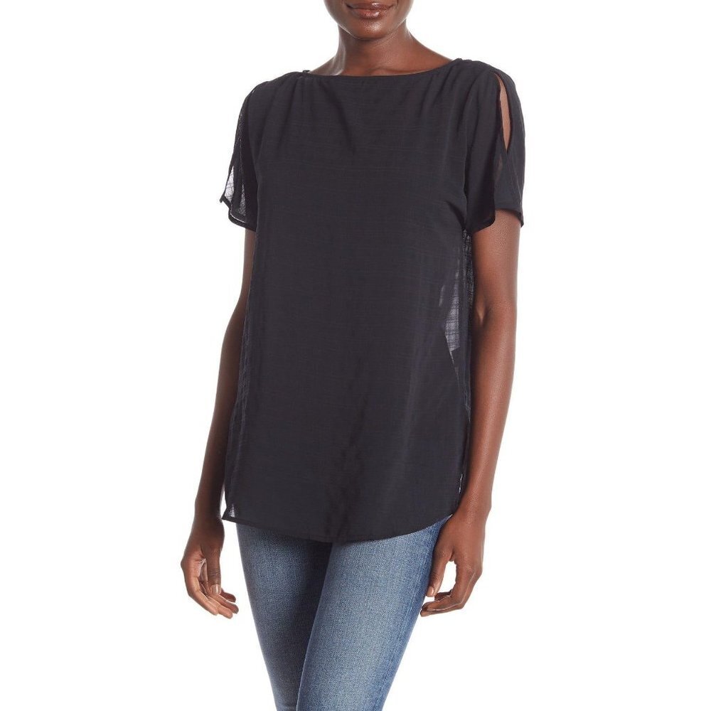 NEW 14th & Union Top Popover Tunic Short sleeve